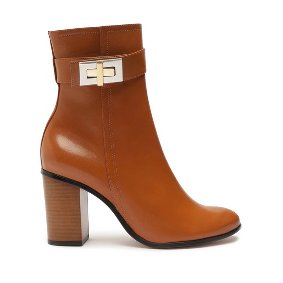 Schutz Lucienne Calf Leather Booties - Picture 1 of 9